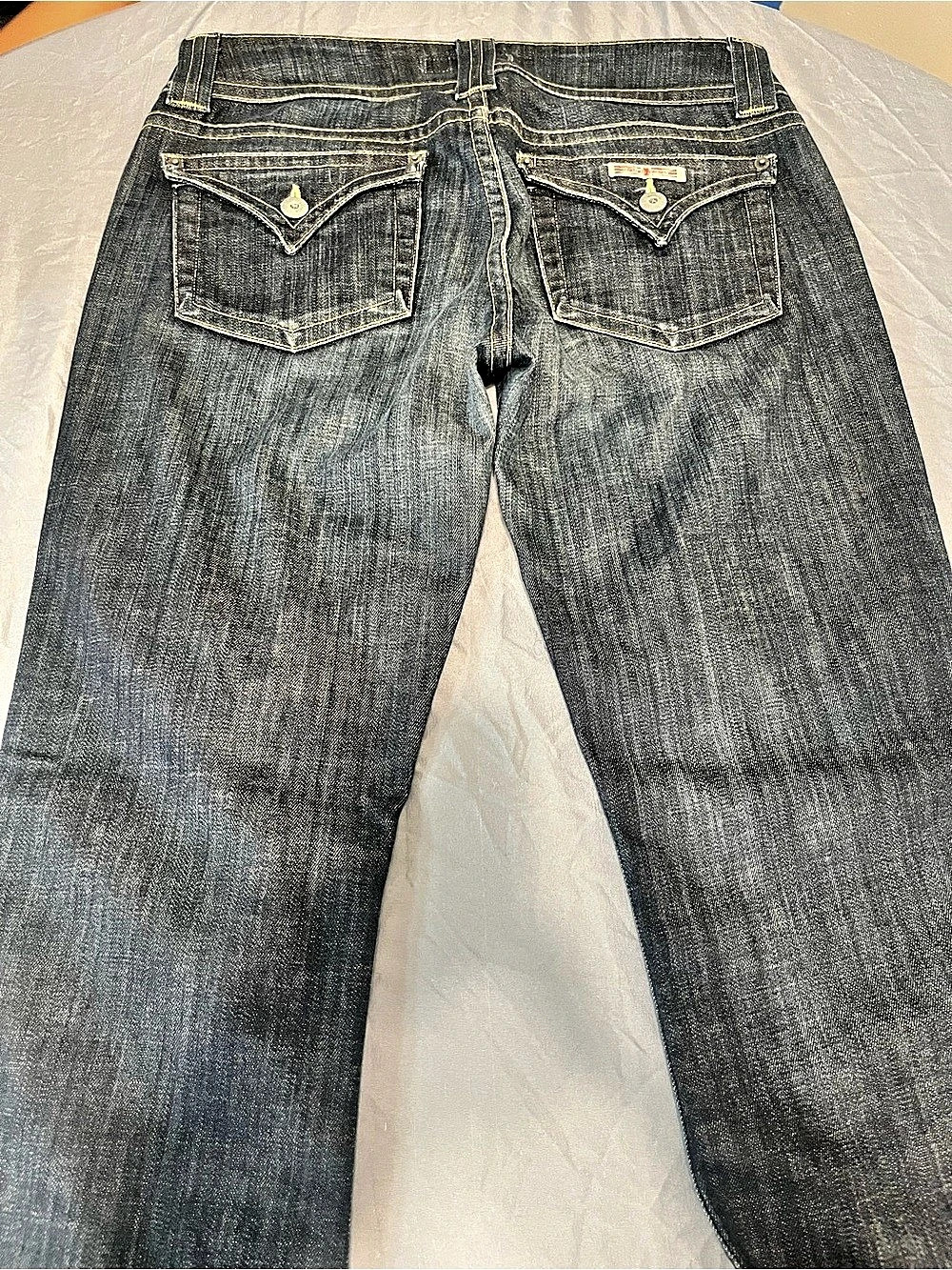 Hudson Boot Cut Jeans in Blue - Dark blue